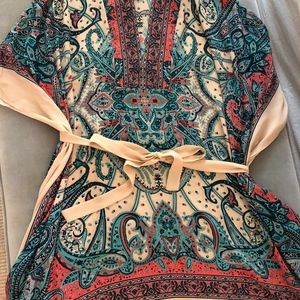 BCBG Belted Kimono dress
